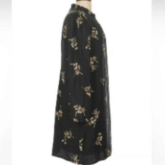 NWT Women's J.Crew Ruffleneck Floral Shift Dress - Picture 7 of 12